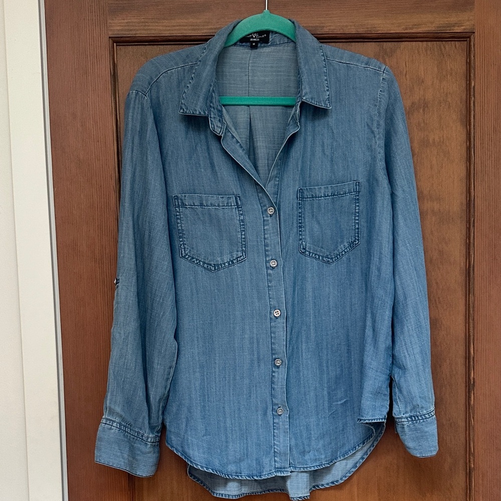 Velvet Heart Blue Button Down Shirt